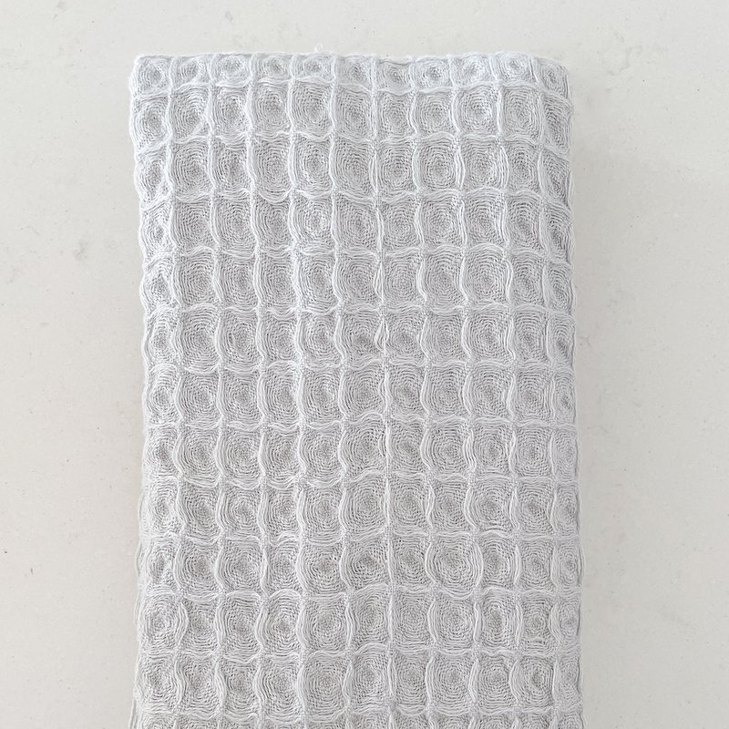 Anaya Home Turkish Cotton Waffle Hand Towel In Grey