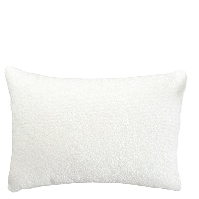 Shop Anaya Home White Boucle 14x20 Indoor Outdoor Pillow