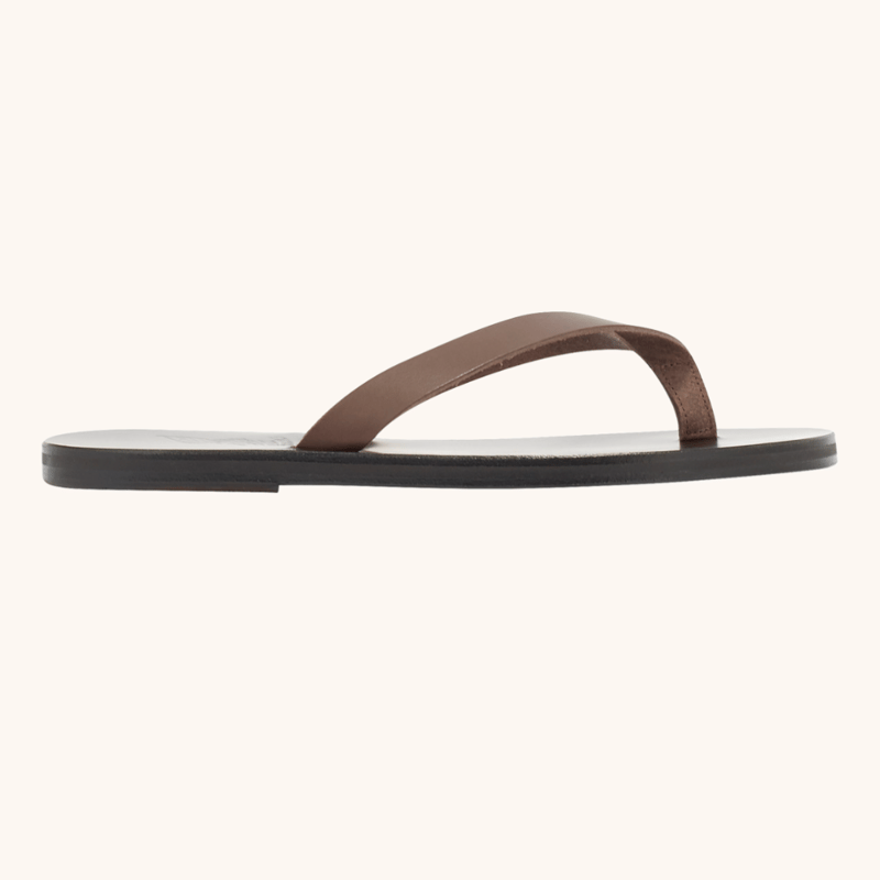 Ancient Greek Solon Sandals Moro In Brown