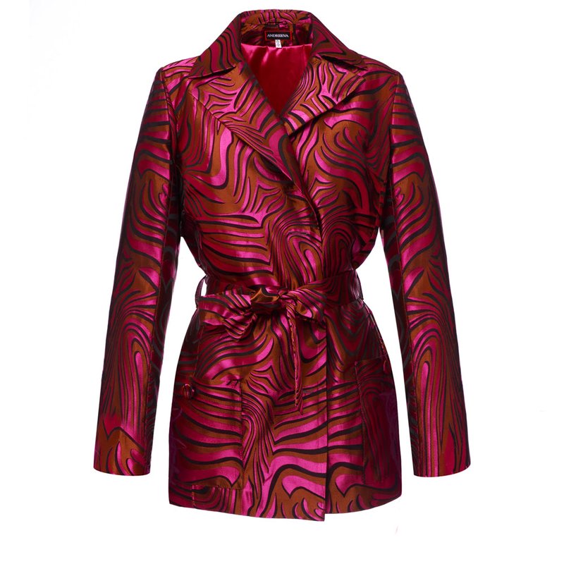Shop Andreeva Raspberry Marilyn Jacket №23 In Pink