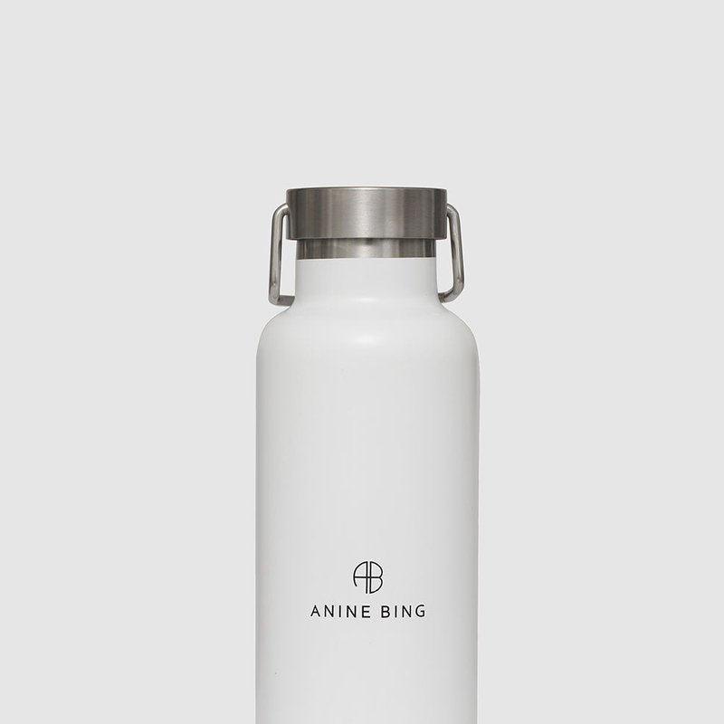Shop Anine Bing Ab Water Bottle In White