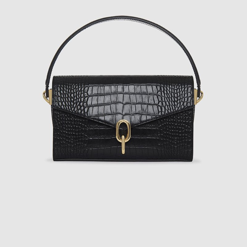 Shop Anine Bing Colette Bag In Black