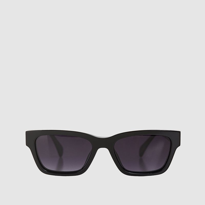 Shop Anine Bing Daria Sunglasses In Black