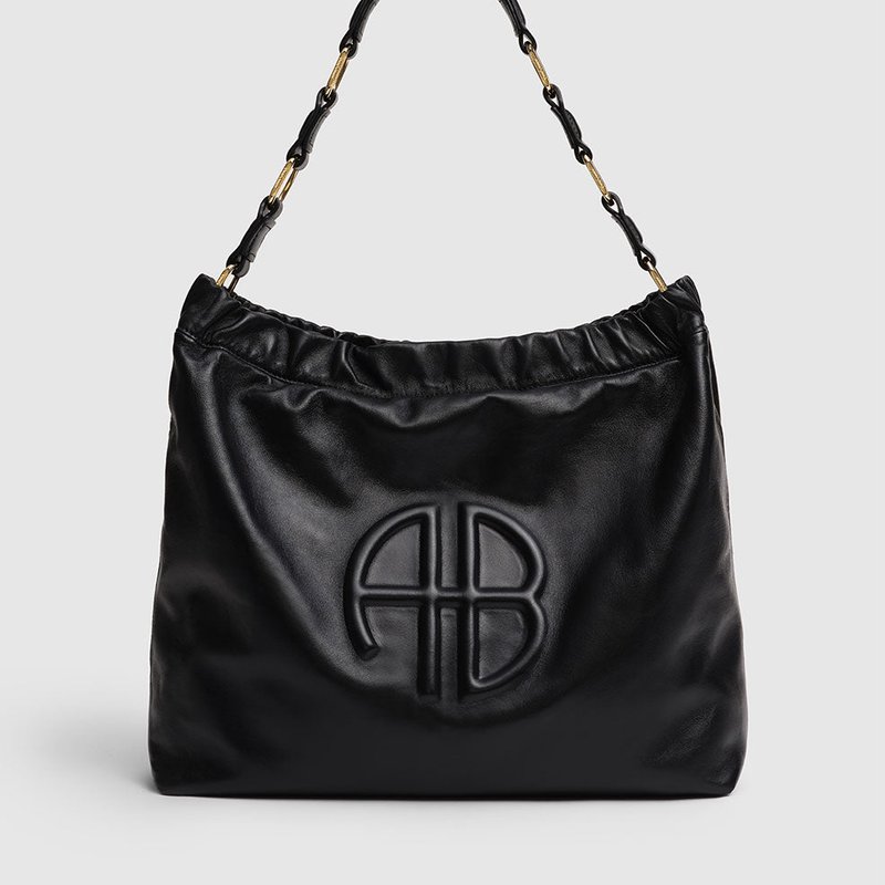 Shop Anine Bing Kate Shoulder Bag In Black