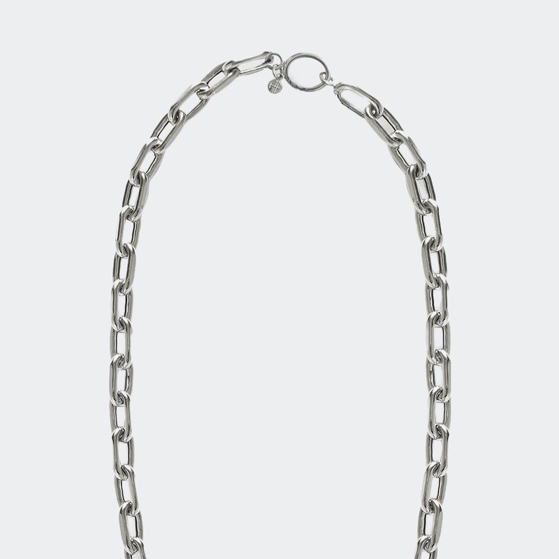 Anine Bing Link Necklace In Silver