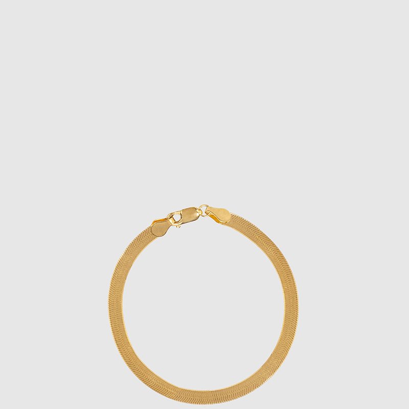 Anine Bing Ribbon Coil Bracelet In Gold