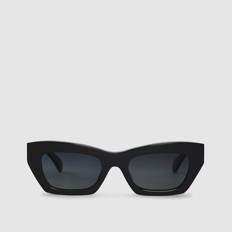 Shop Anine Bing Sonoma Sunglasses In Black