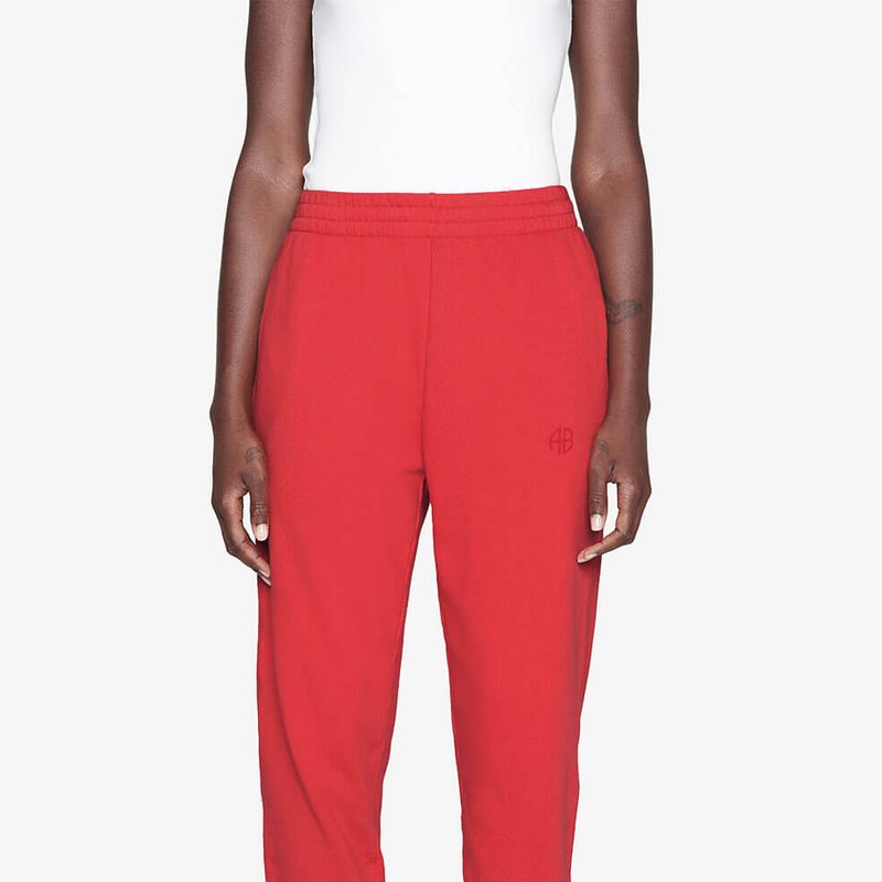 Anine Bing Tyler Jogger In Red