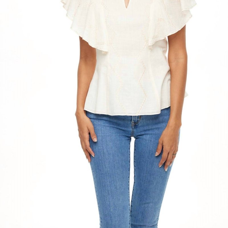 Shop Anna Cate Collins Top In White