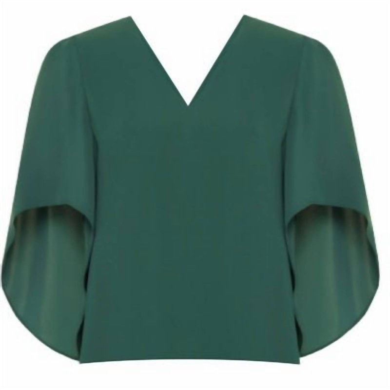 Shop Anna Cate Women's Nina Short Sleeve Top In Emerald In Green