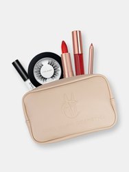 Red Noor Bundle with Lashes and Bag - Noor Red