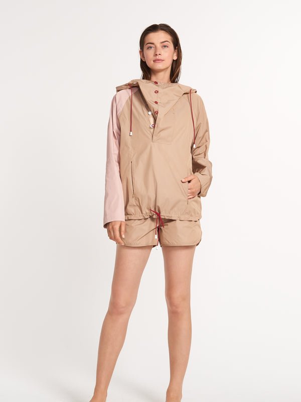 Ansea The Anorak Jacket In Brown