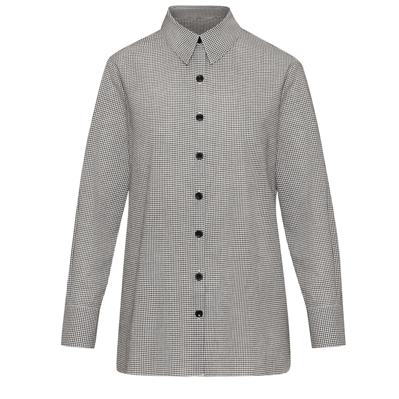 Ansea The Organic Cotton Button Down Shirt In Grey