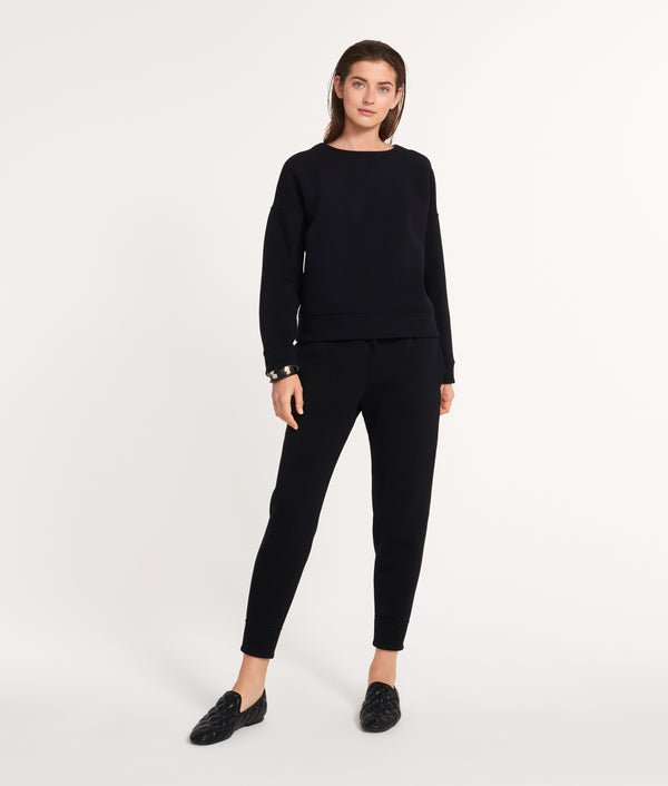 Ansea The Reversible Sweatshirt In Black