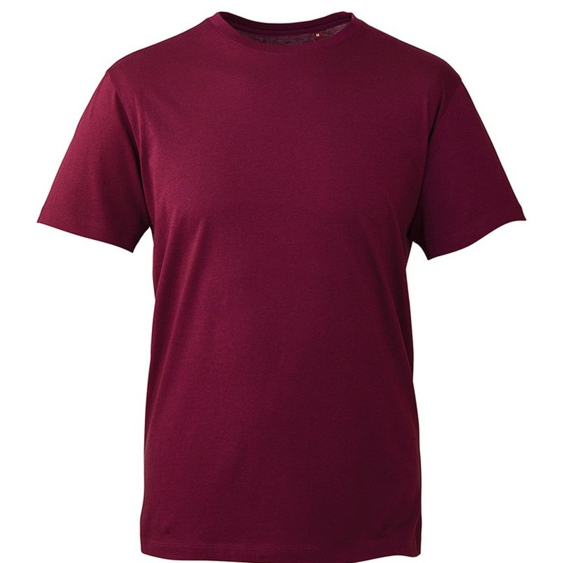 Anthem Mens Short Sleeve T-shirt (burgundy)