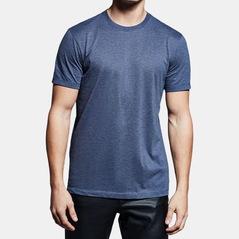 Anthem Mens Short Sleeve T-shirt In Navy Marl