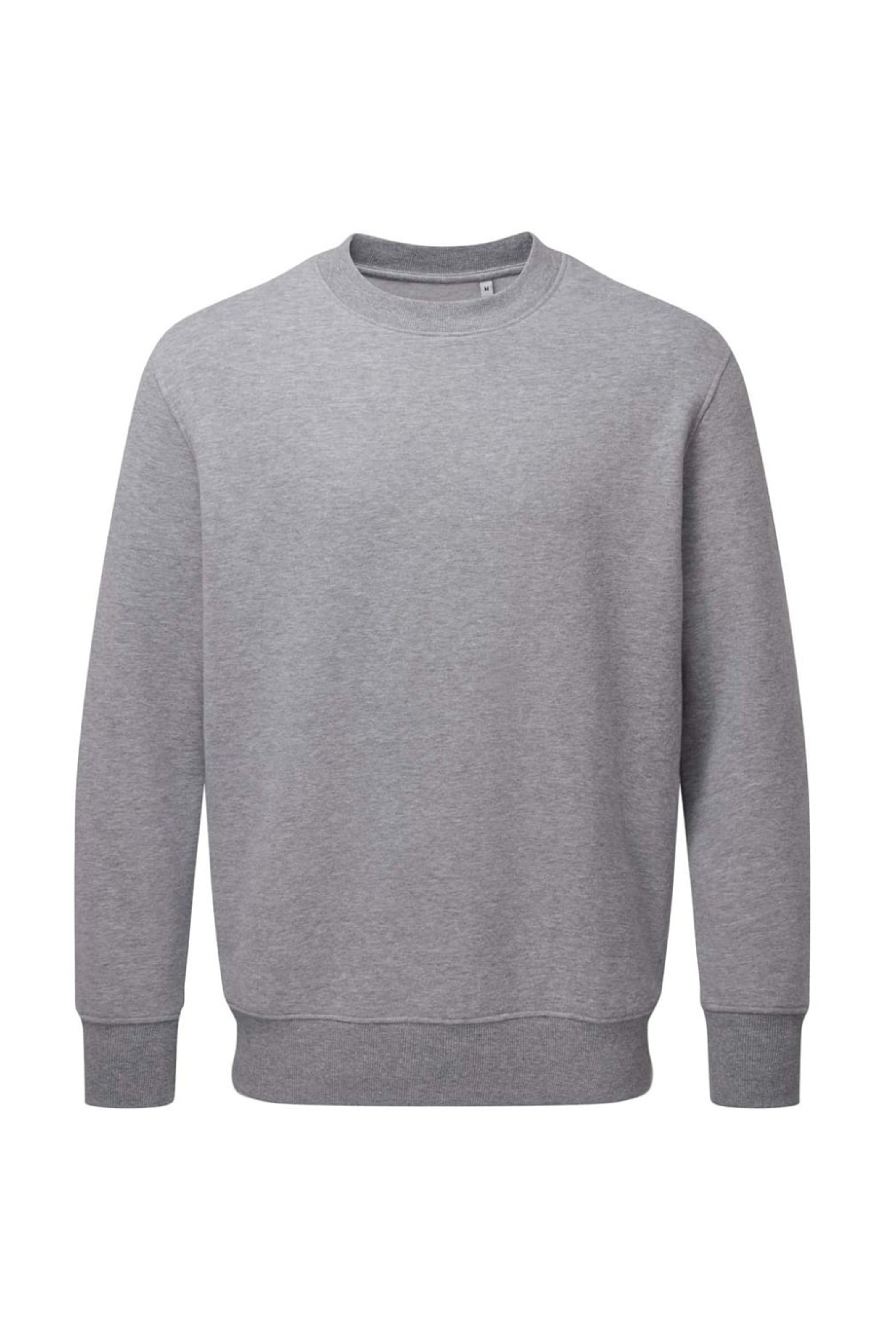 Anthem Unisex Adult Marl Organic Sweatshirt In Grey