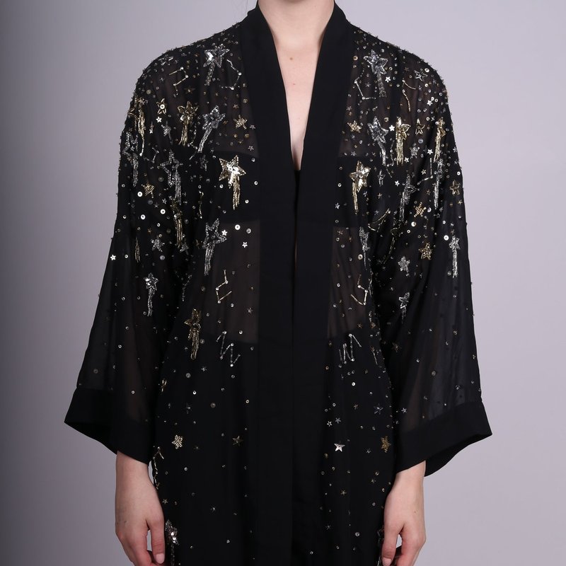 Any Old Iron Shooting Star Duster In Black