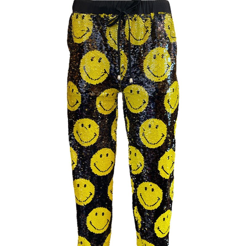 Any Old Iron X Smiley Iridescent Joggers In Yellow