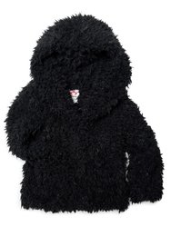 Black Cleo Fluffy Coat