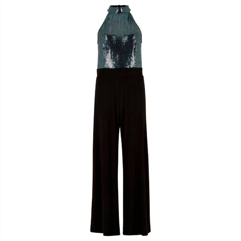 Shop Apricot Rainbow Mirrorball Jumpsuit In Black
