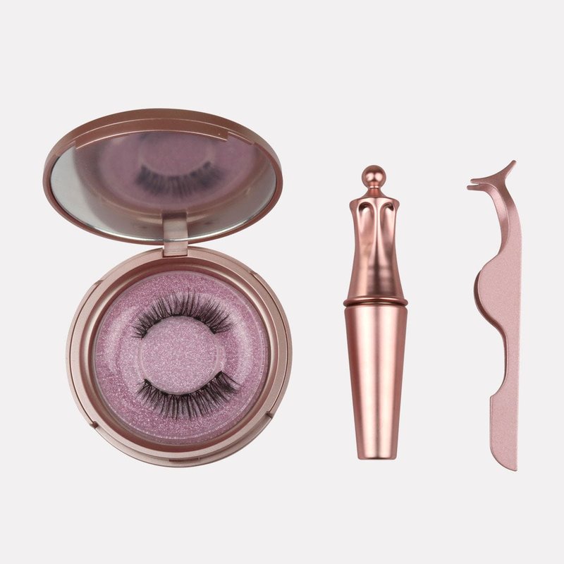 Aria Beauty Flash Lash Magnetic Eyeliner & Eyelashes With Applicator Tweezer