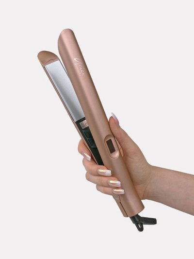 Aria Beauty Xo Pro Rose Gold 1" Hair Straightener product