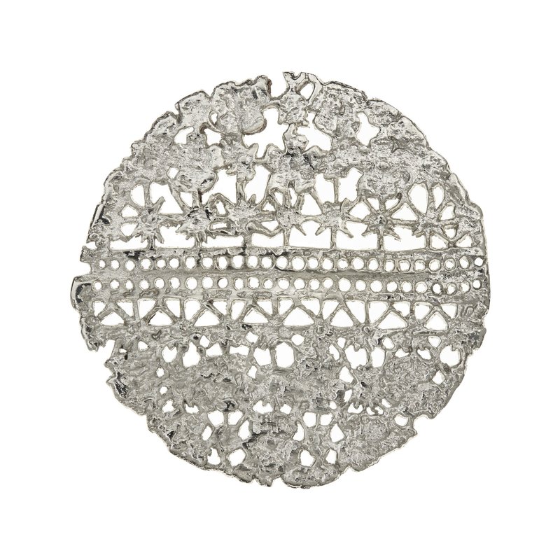 Ariana Ost Cast Lace Coaster In Grey