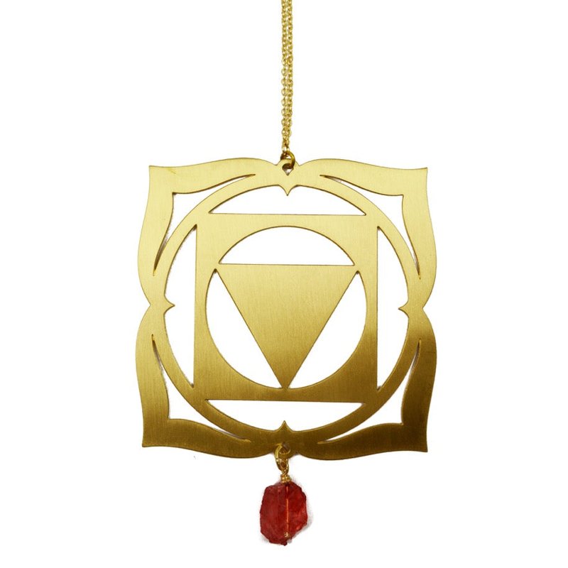 Ariana Ost Chakra Ornament In Red