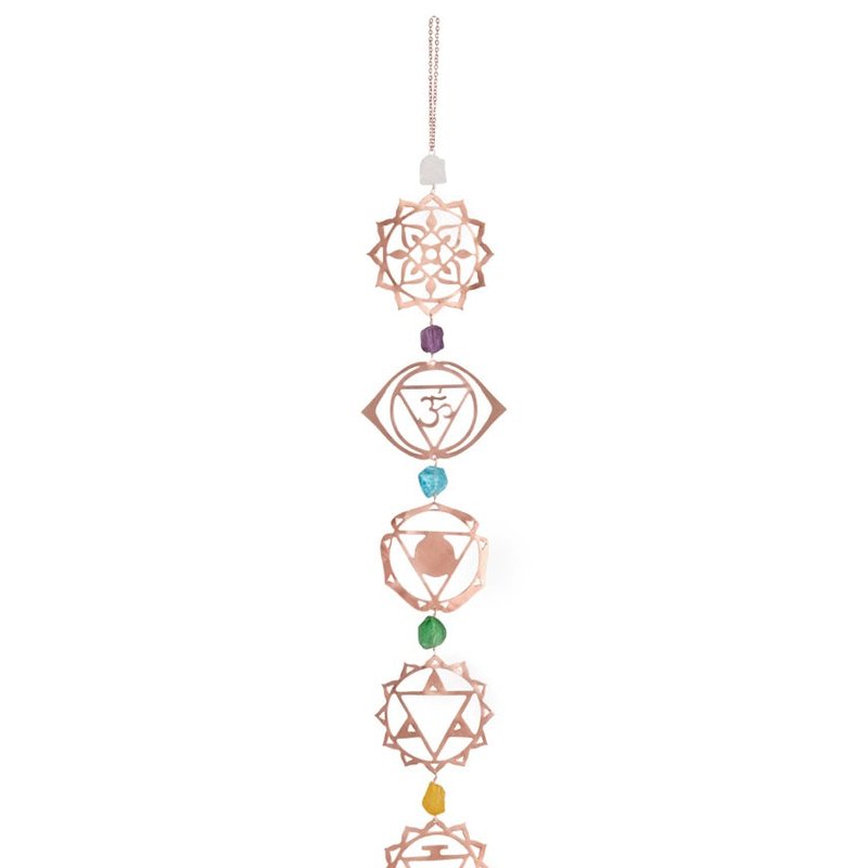 Ariana Ost Chakra Yoga Wall Hanging Décor In Pink