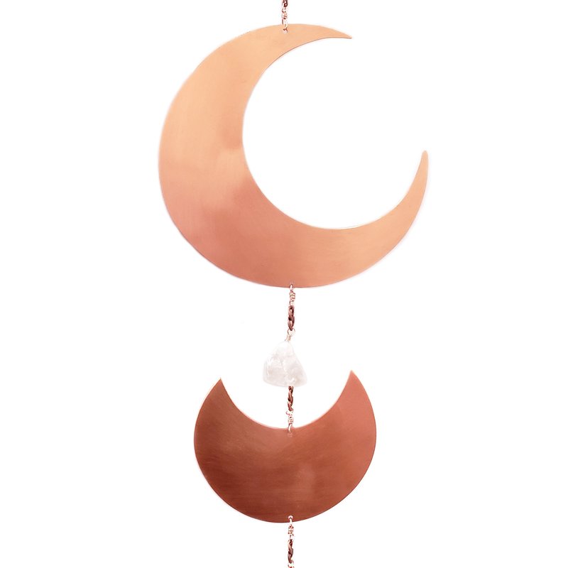 Ariana Ost Moon Phase Wall Hanging In Gold
