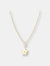 Bezel-Set Diamond Star Necklace - Yellow