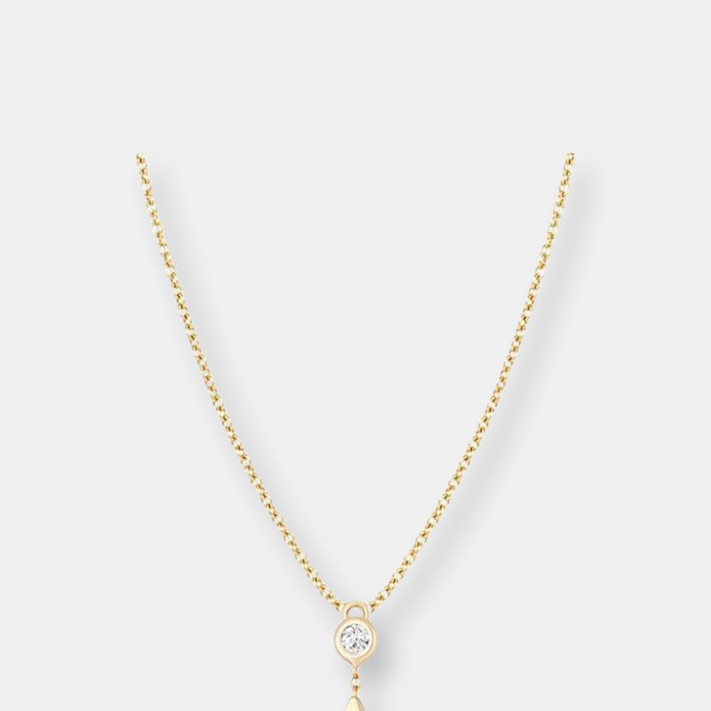 Ariana Rabbani Bezel-set Diamond Star Necklace In Rose