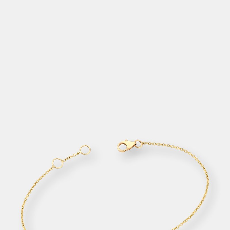 Ariana Rabbani Diamond Bar Bracelet In White Gold