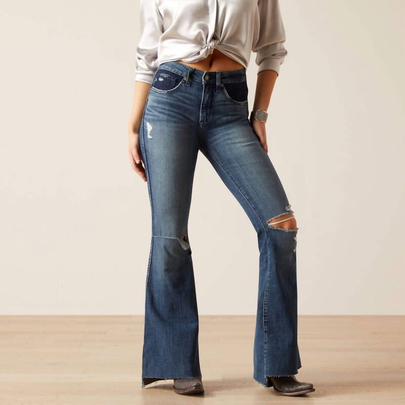 Ariat High-rise Thea Flare Jean In Blue