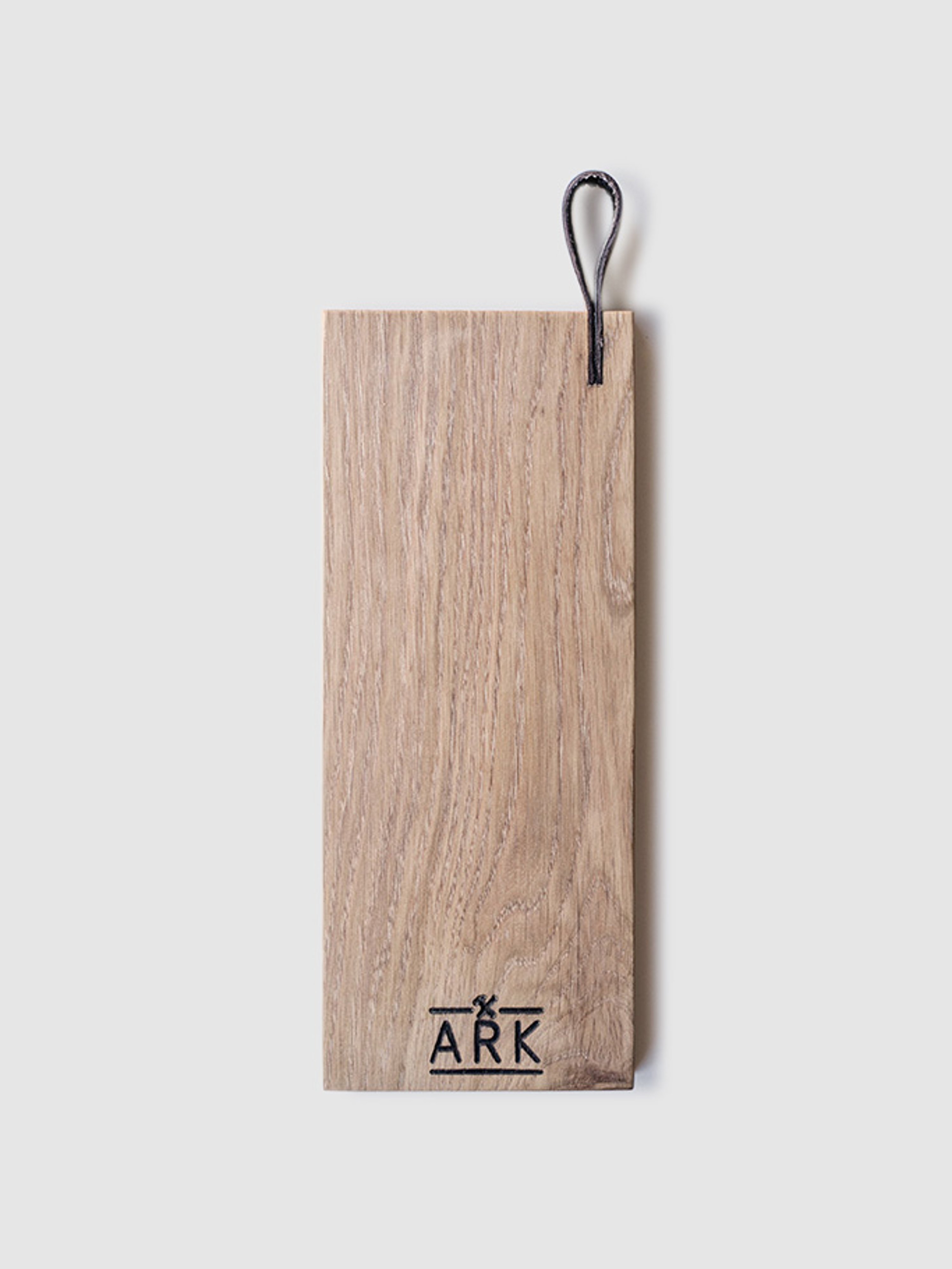 Ark Workshop The Minimalist Board With Leather Strap In Light Oak