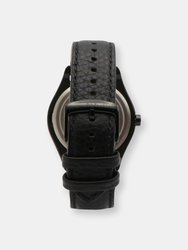 Armani Exchange Men's Fitz AX2805 Black Leather Japanese Quartz Dress Watch