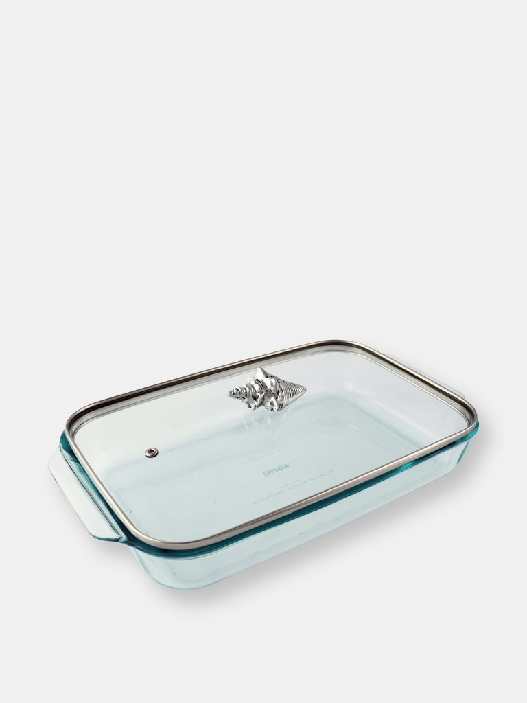 Shell Lid with Pyrex 3 quart Baking Dish
