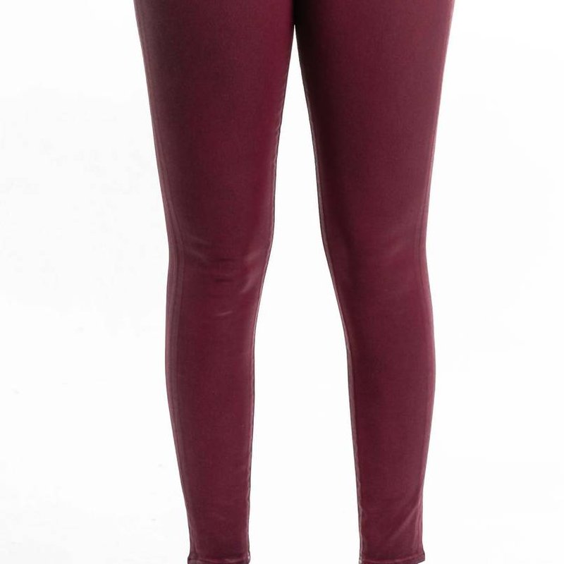 Shop Articles Of Society Hilary Ankle Skinny Pant In Red