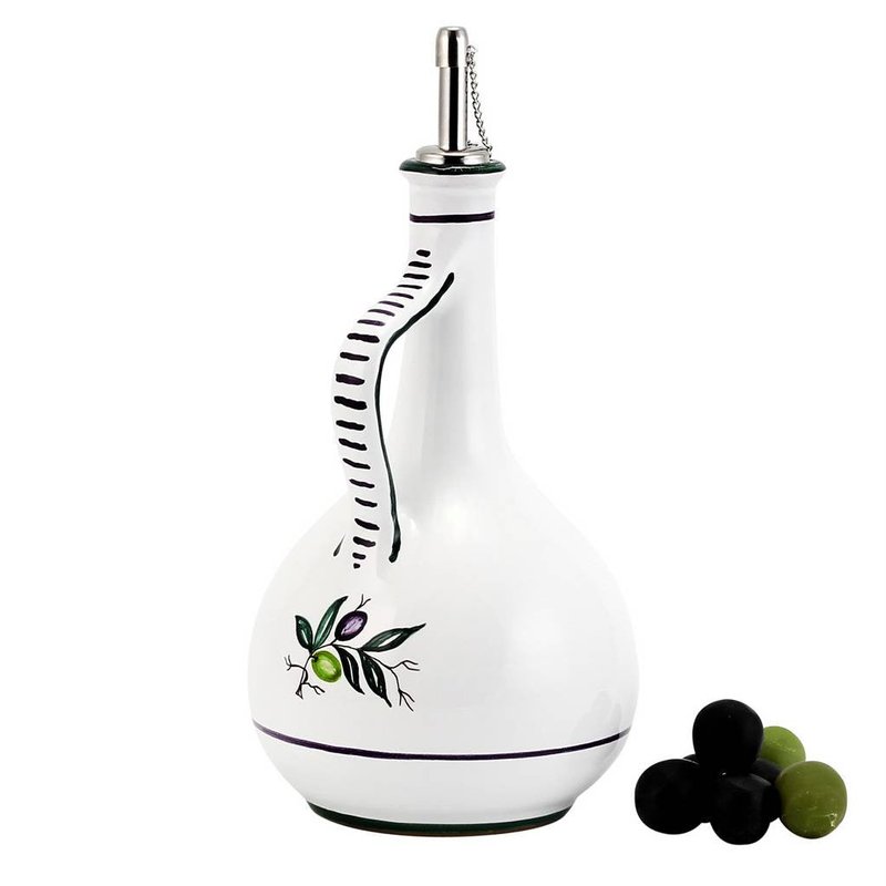 Shop Artistica - Deruta Of Italy Oliva : Olive Oil Bottle Dispenser Deluxe In White
