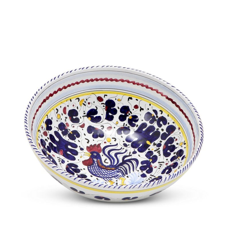Shop Artistica - Deruta Of Italy Orvieto Blue Rooster: 4 Pieces Place Setting