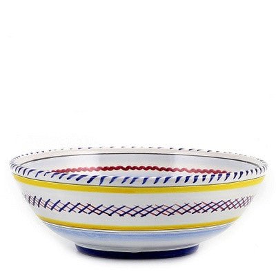 Shop Artistica - Deruta Of Italy Orvieto Blue Rooster: Soup Pasta Coupe Bowl