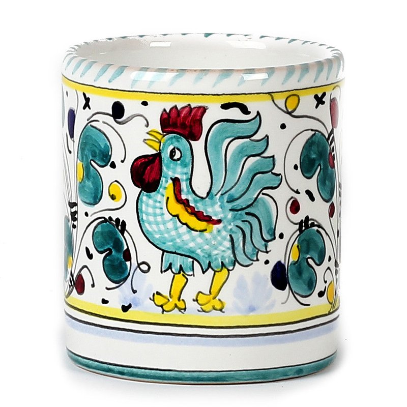 Shop Artistica - Deruta Of Italy Orvieto Green Rooster: Mug