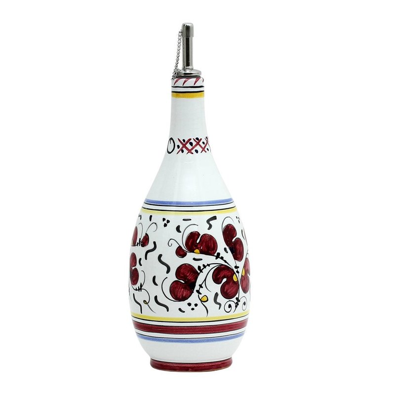 Shop Artistica - Deruta Of Italy Orvieto Red Rooster: Olive Oil Bottle Dispenser