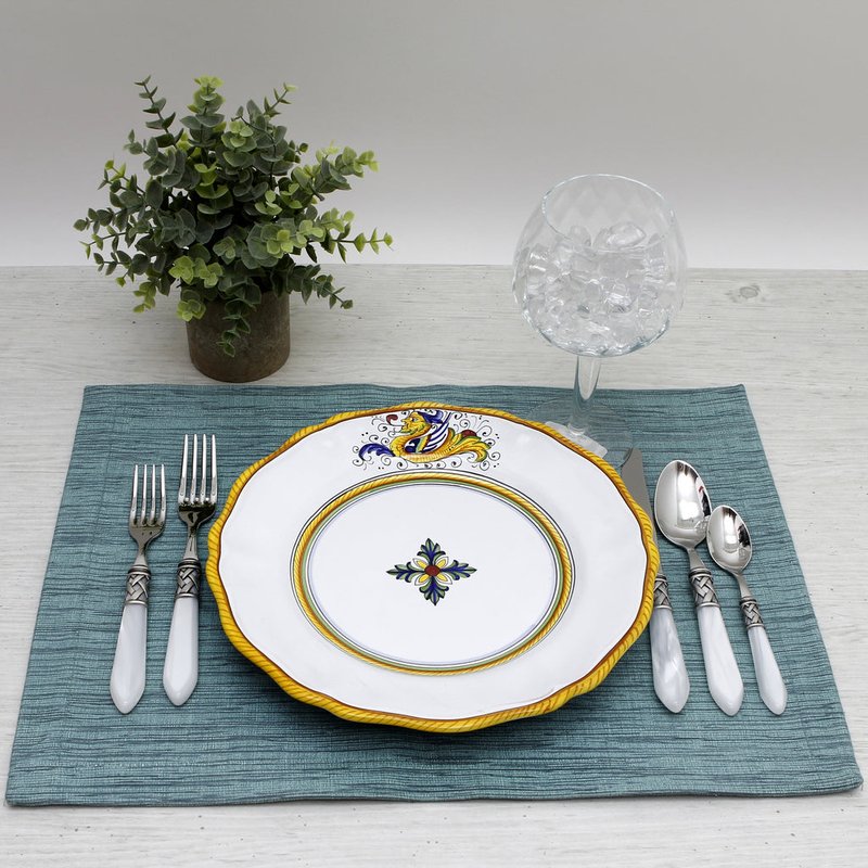 Shop Artistica - Deruta Of Italy Raffaellesco Lite: Salad Plate In White