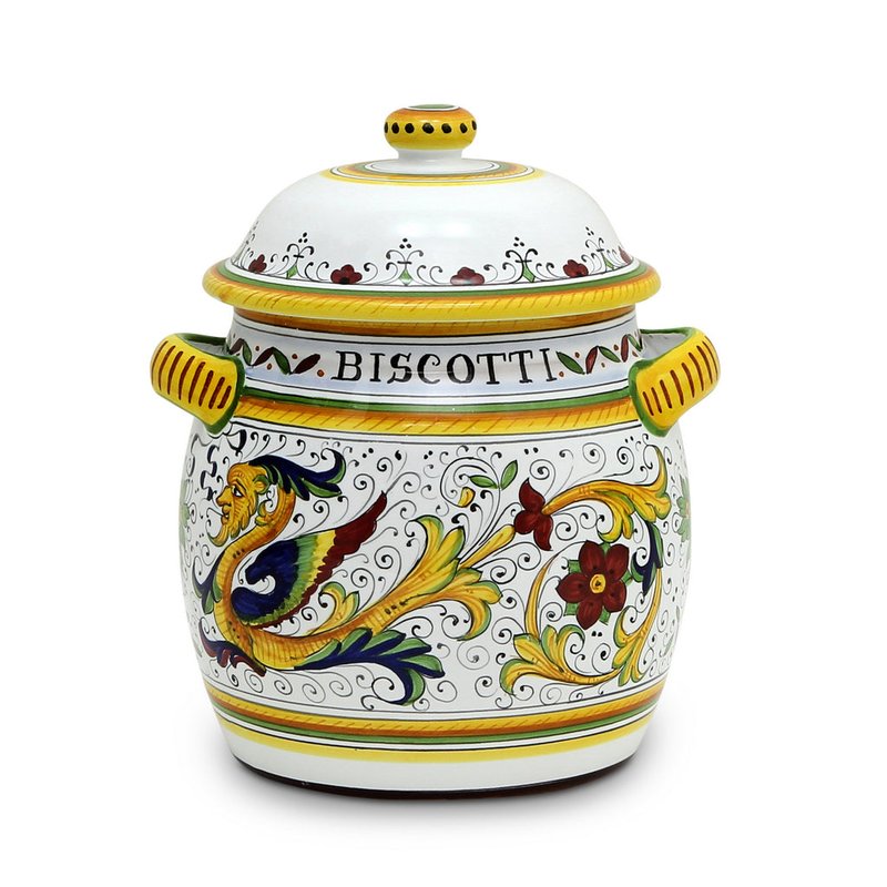 Artistica - Deruta Of Italy Raffaellesco: Traditional Deruta Biscotti Jar
