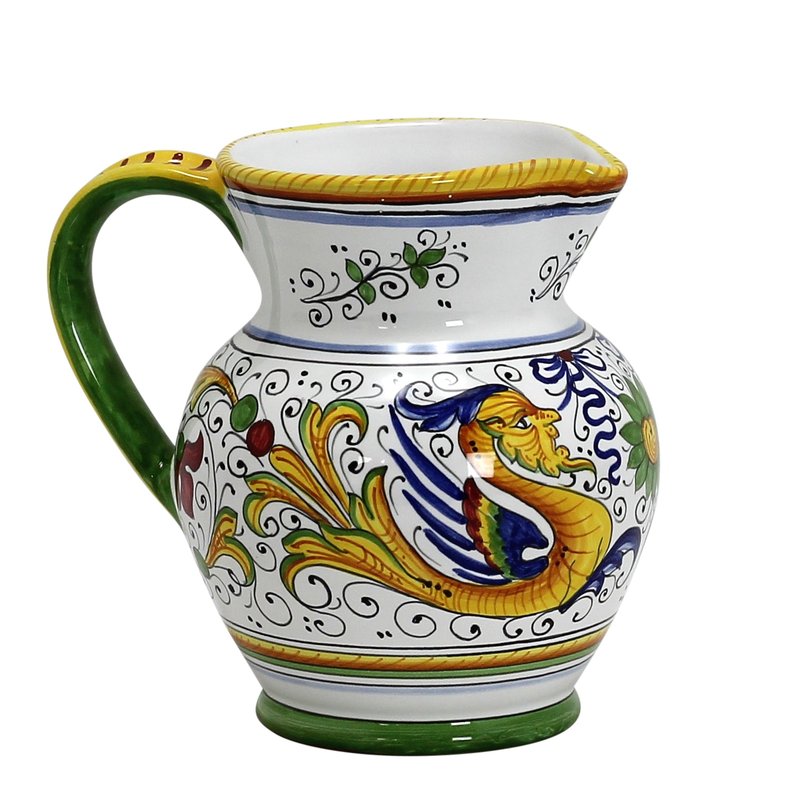 Shop Artistica - Deruta Of Italy Raffaellesco: Traditional Deruta Pitcher (1.25 Liters/40 Oz/5 Cups)