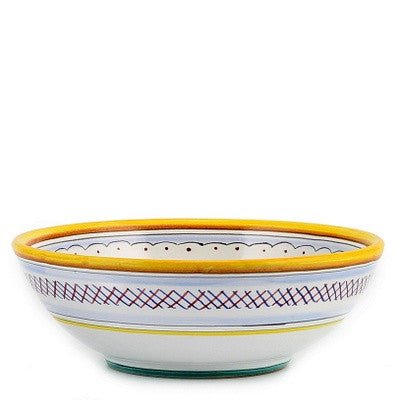 Shop Artistica - Deruta Of Italy Ricco Deruta Deluxe: Coupe Pasta/soup Bowl In White