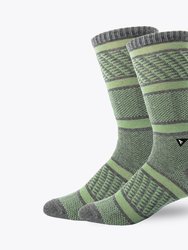 Casual Sock - Nordic Pattern - Basil