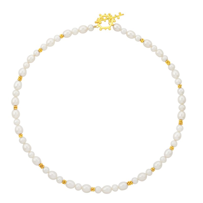 Arvino Aphrodite Pearl Necklace In White